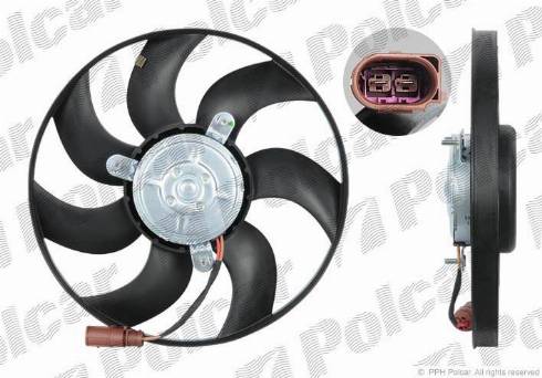 Polcar 133123U5-1Q - Ventilators, Motora dzesēšanas sistēma www.autospares.lv