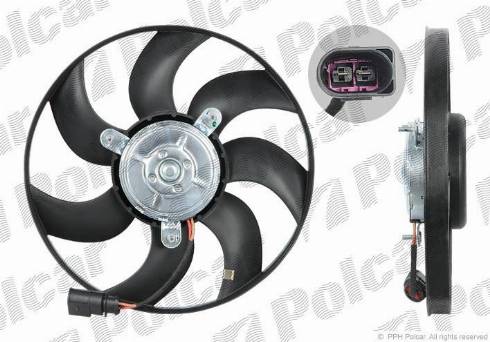 Polcar 133123U5-Q - Ventilators, Motora dzesēšanas sistēma www.autospares.lv