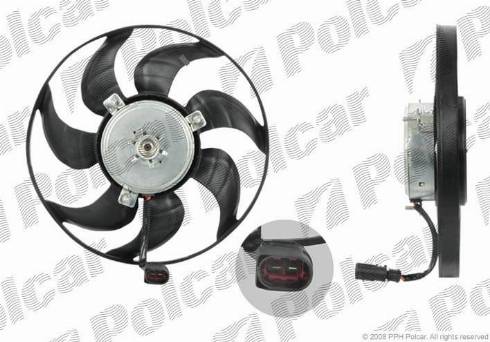 Polcar 133123U5 - Ventilators, Motora dzesēšanas sistēma www.autospares.lv