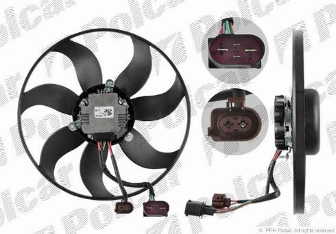 Polcar 133123U6-1 - Ventilators, Motora dzesēšanas sistēma www.autospares.lv