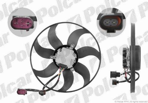 Polcar 133123U6 - Ventilators, Motora dzesēšanas sistēma www.autospares.lv