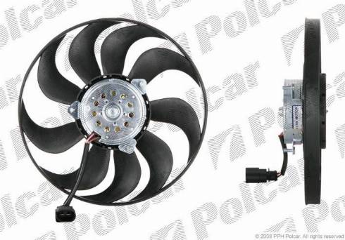 Polcar 133123U1 - Ventilators, Motora dzesēšanas sistēma www.autospares.lv