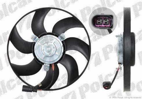 Polcar 133123U3-Q - Ventilators, Motora dzesēšanas sistēma www.autospares.lv