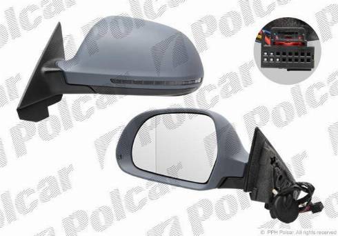 Polcar 1332511M - Ārējais atpakaļskata spogulis www.autospares.lv