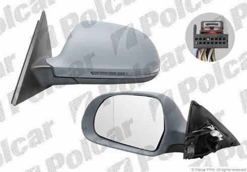 Polcar 1337512M - Ārējais atpakaļskata spogulis www.autospares.lv