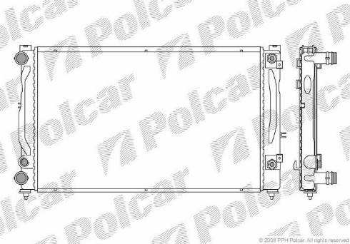 Polcar 132408-4 - Radiators, Motora dzesēšanas sistēma www.autospares.lv