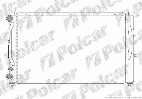 Polcar 132408-1 - Radiators, Motora dzesēšanas sistēma www.autospares.lv