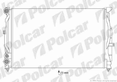 Polcar 1324082X - Radiators, Motora dzesēšanas sistēma www.autospares.lv