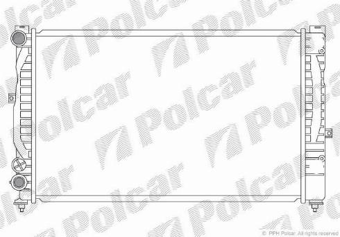 Polcar 132408-2 - Radiators, Motora dzesēšanas sistēma www.autospares.lv