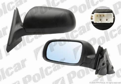 Polcar 1326524M - Ārējais atpakaļskata spogulis www.autospares.lv