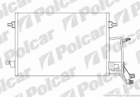 Polcar 1326K83X - Kondensators, Gaisa kond. sistēma www.autospares.lv