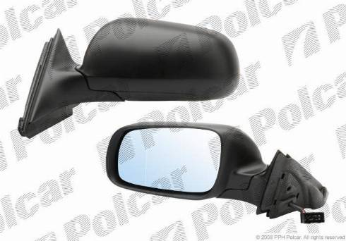 Polcar 1323515M - Spoguļstikls, Ārējais atpakaļskata spogulis www.autospares.lv