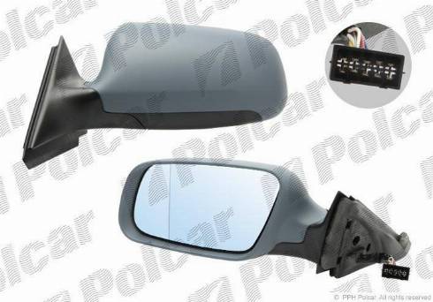 Polcar 1323517M - Outside Mirror www.autospares.lv