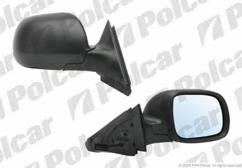 Polcar 1323524M - Spoguļstikls, Ārējais atpakaļskata spogulis www.autospares.lv