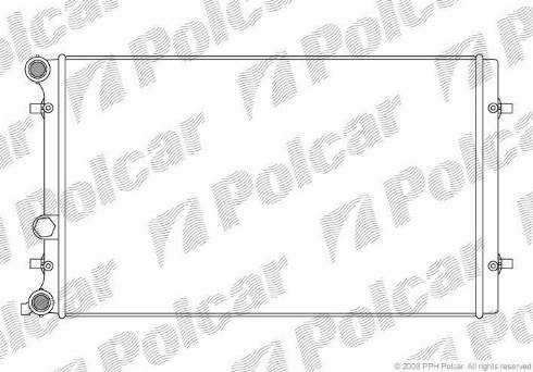 Polcar 132308-1 - Radiators, Motora dzesēšanas sistēma www.autospares.lv