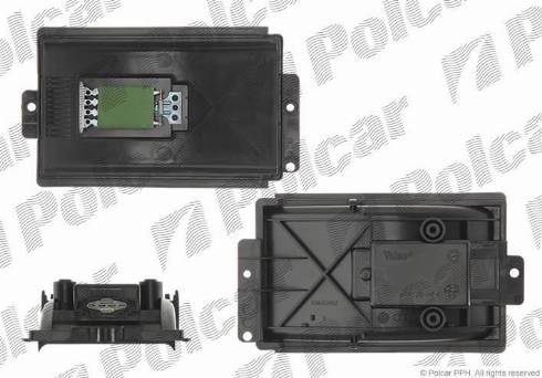 Polcar 1323KST-1 - Rezistors, Salona ventilators autospares.lv