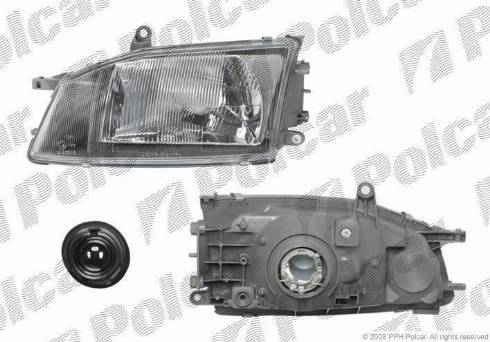 Polcar 8166100E - Pamatlukturis www.autospares.lv