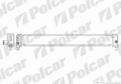 Polcar 8162083K - Radiators, Motora dzesēšanas sistēma www.autospares.lv