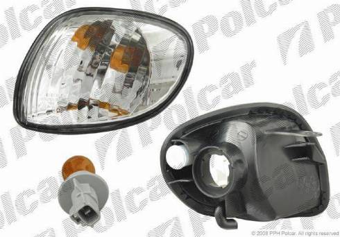 Polcar 811319-E - Pagrieziena signāla lukturis www.autospares.lv