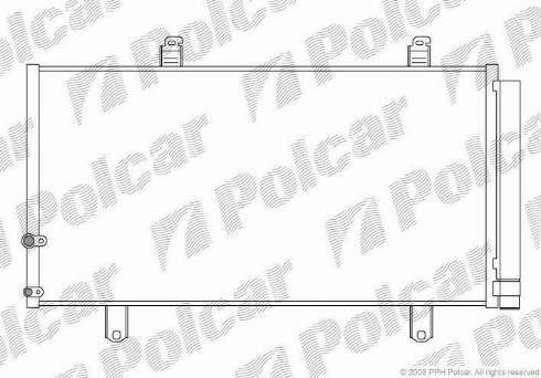 Polcar 8138K8C1 - Kondensators, Gaisa kond. sistēma www.autospares.lv