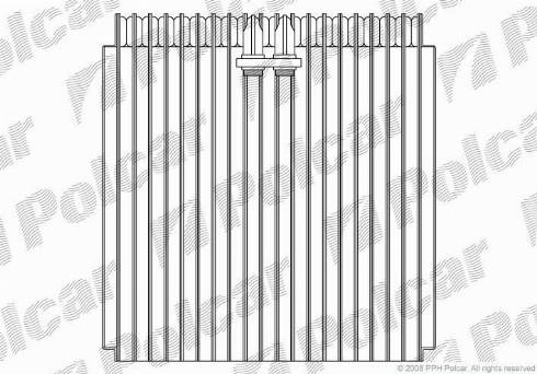 Polcar 8176P8-1 - Iztvaikotājs, Gaisa kondicionēšanas sistēma www.autospares.lv