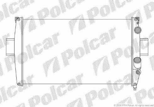 Polcar 305008A5 - Radiators, Motora dzesēšanas sistēma www.autospares.lv