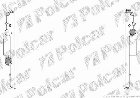 Polcar 3052084X - Radiators, Motora dzesēšanas sistēma www.autospares.lv