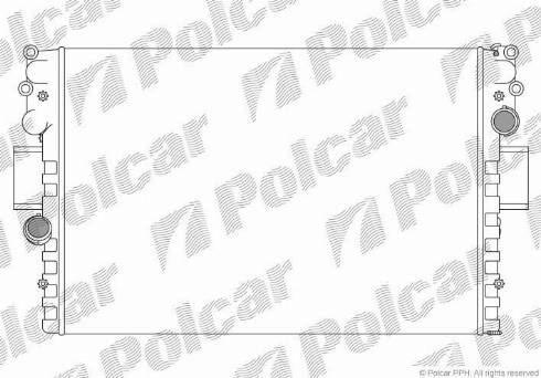 Polcar 305208-4 - Radiators, Motora dzesēšanas sistēma www.autospares.lv