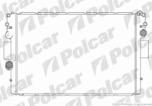 Polcar 3052085X - Radiators, Motora dzesēšanas sistēma www.autospares.lv