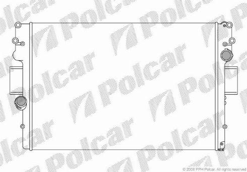 Polcar 305208A5 - Radiators, Motora dzesēšanas sistēma www.autospares.lv