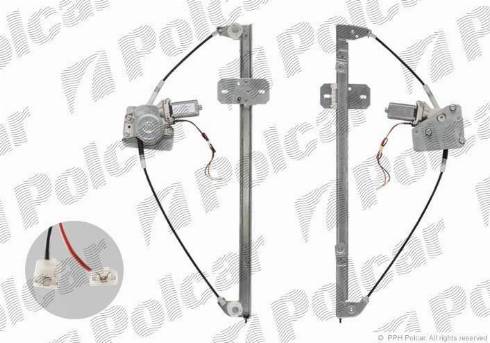 Polcar 3052PSE2 - Stikla pacelšanas mehānisms www.autospares.lv