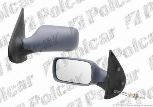 Polcar 3005522E - Ārējais atpakaļskata spogulis www.autospares.lv