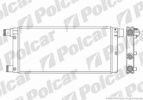 Polcar 300108-2 - Radiators, Motora dzesēšanas sistēma www.autospares.lv