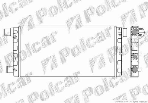 Polcar 300108A2 - Radiators, Motora dzesēšanas sistēma www.autospares.lv