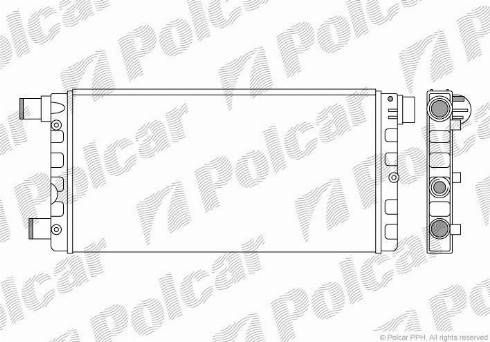 Polcar 300108B2 - Radiators, Motora dzesēšanas sistēma www.autospares.lv