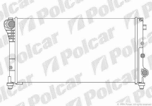 Polcar 300308-3 - Radiators, Motora dzesēšanas sistēma www.autospares.lv