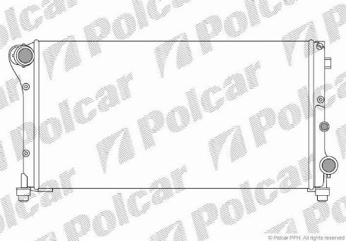 Polcar 300308A3 - Radiators, Motora dzesēšanas sistēma www.autospares.lv