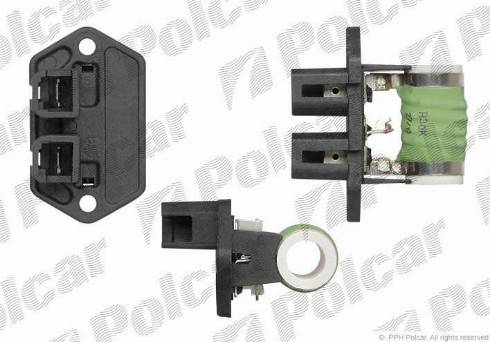 Polcar 3019KST1X - Rezistors, Salona ventilators www.autospares.lv