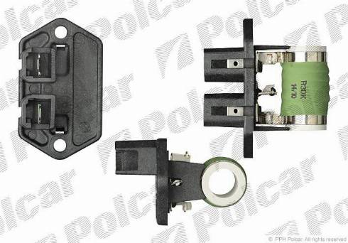 Polcar 3019KST-1 - Rezistors, Salona ventilators www.autospares.lv