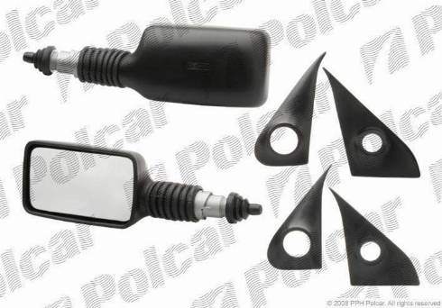 Polcar 3016511E - Ārējais atpakaļskata spogulis www.autospares.lv