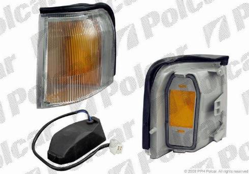 Polcar 3016198E - Pagrieziena signāla lukturis www.autospares.lv