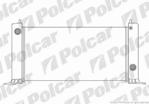 Polcar 3030081X - Radiators, Motora dzesēšanas sistēma www.autospares.lv