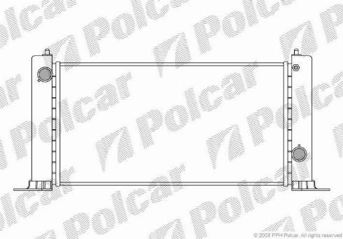 Polcar 303008-1 - Radiators, Motora dzesēšanas sistēma www.autospares.lv