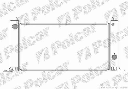 Polcar 3030082X - Radiators, Motora dzesēšanas sistēma www.autospares.lv