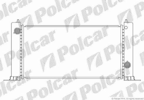 Polcar 303008-2 - Radiators, Motora dzesēšanas sistēma www.autospares.lv