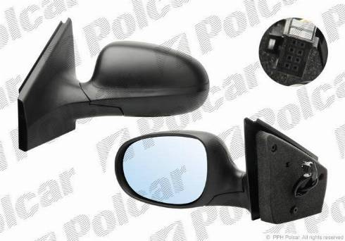 Polcar 3031524M - Ārējais atpakaļskata spogulis www.autospares.lv