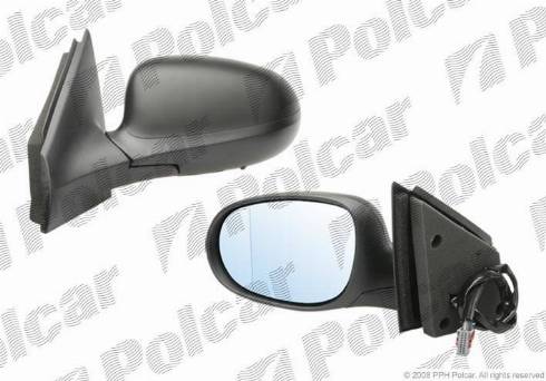 Polcar 3029517M - Ārējais atpakaļskata spogulis www.autospares.lv