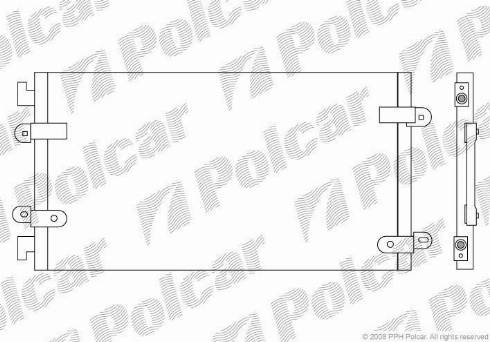 Polcar 3022K83X - Kondensators, Gaisa kond. sistēma www.autospares.lv