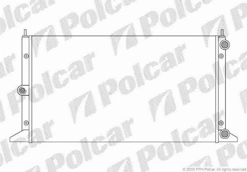 Polcar 3240083X - Radiators, Motora dzesēšanas sistēma www.autospares.lv