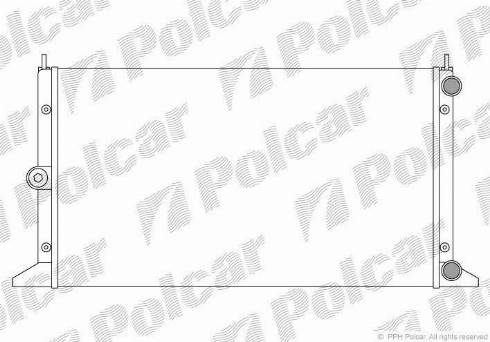 Polcar 324008-3 - Radiators, Motora dzesēšanas sistēma www.autospares.lv